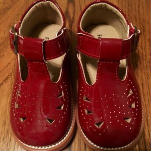 Cranberry t strap shoes